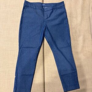 Old Navy Blue Ankle Pixie Pants